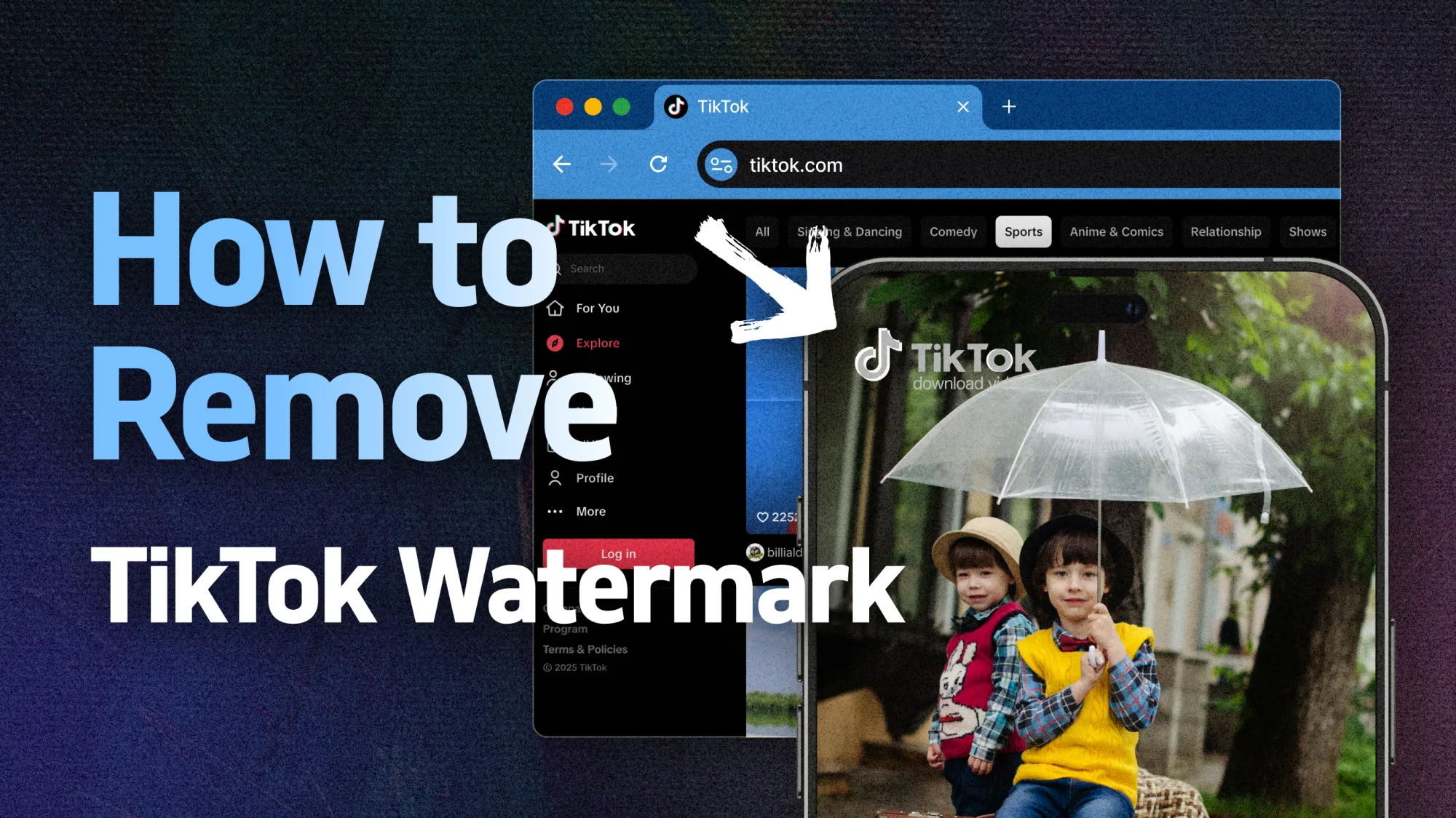 How to Remove Watermarks from TikTok & Instagram Reels Online for Free